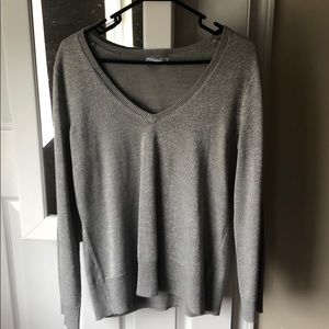 Silver Shimmer Sweater